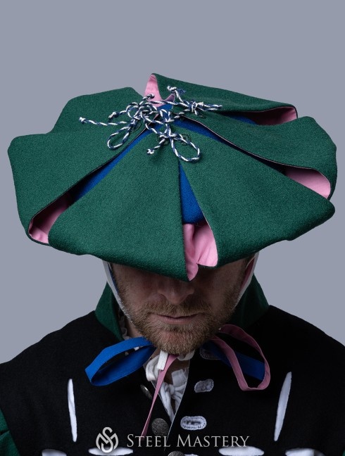 Landsknecht flower hat   Prendas para la cabeza