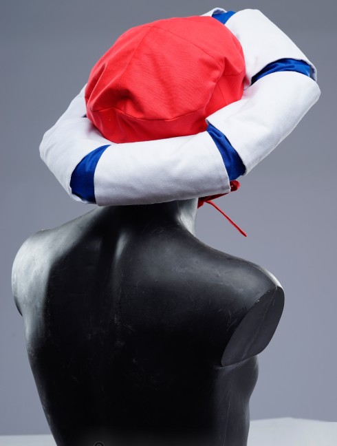 Landsknecht coat with padded brim with cuts  Headwear