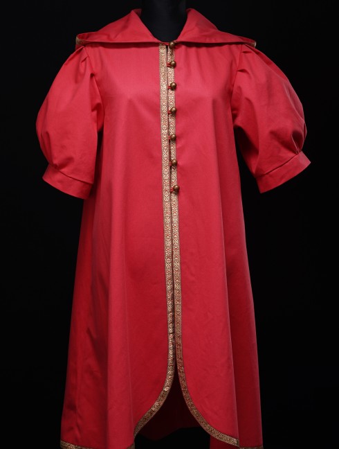 Medieval costume with dress and coat Old categories