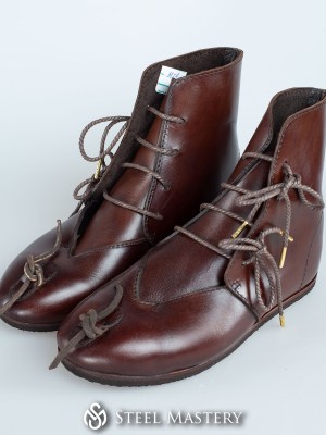 Medieval leather boots 1 pair in stock  Old categories