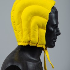 Padded yellow cap for helmet  image-1