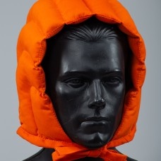 Padded orange cap for helmet  image-1