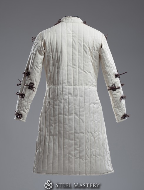Long gambeson of the XI-XV centuries M size in stock  Ready padded armour
