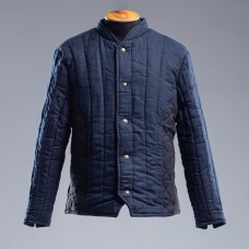 Linen dark blue jacket with black sides M size  image-1