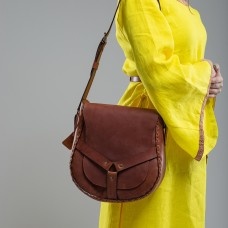 Enchanting Leather Shoulder Bag image-1