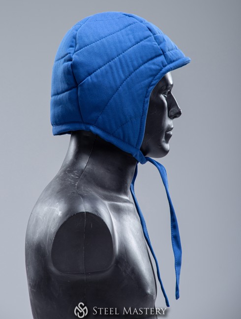 Blue padded liner in stock  Prêt à expédier