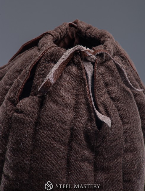 BROWN LINEN LINER FOR HELMET IN STOCK Ready padded armour