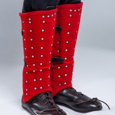 RED WOOLEN BRIGANDINE GREAVES S SIZE IN STOCK image-1