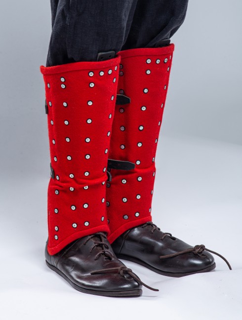RED WOOLEN BRIGANDINE GREAVES S SIZE IN STOCK Ready to ship