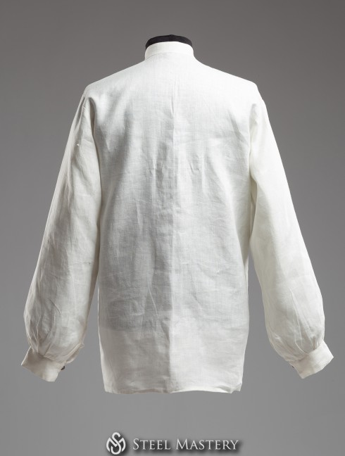 Linen shirt with bishop sleeves Camisas, túnicas y cotas