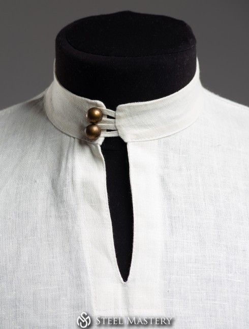 Linen shirt with bishop sleeves Hemden, Tuniken und Cotten
