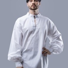 Shirt with bishop sleeves image-1