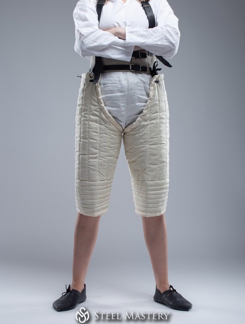 UNCOLORED PADDED THIGH PROTECTION IN STOCK 