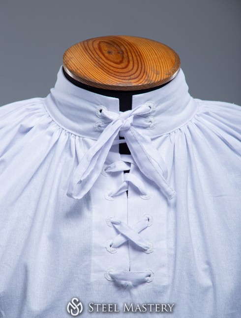 Cotton shirt with lacing M size  Categorías antiguas