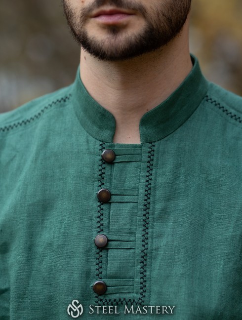 Forest Guardian's linen shirt Hemden, Tuniken und Cotten