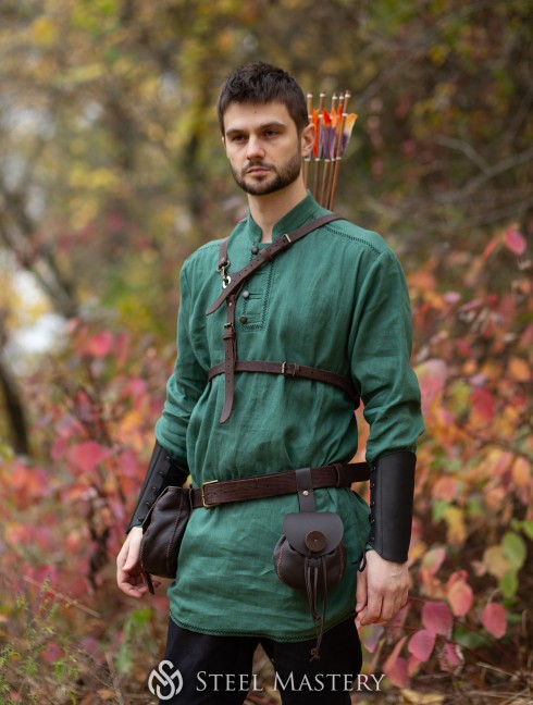 Forest Guardian's linen shirt Camisas, túnicas y cotas