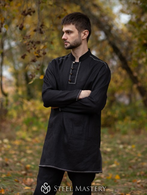 Forest Guardian's linen shirt Hemden, Tuniken und Cotten