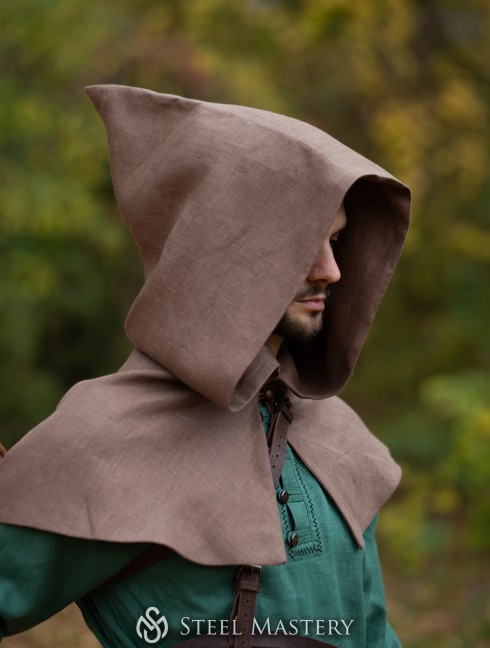 Forest Guardian's linen hood Kopfbedeckungen