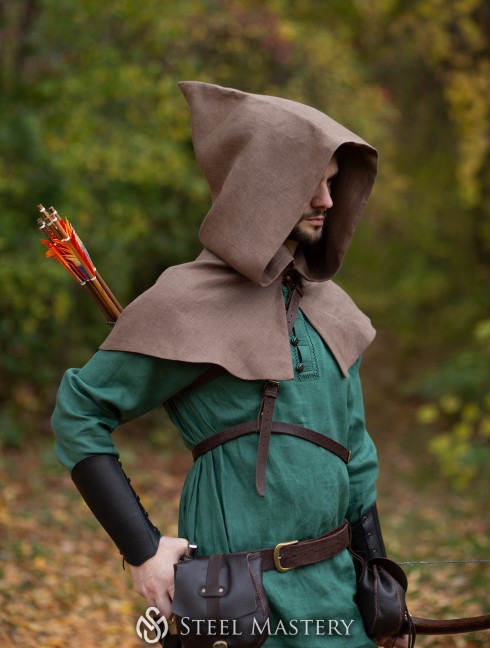 Forest Guardian's linen hood Kopfbedeckungen