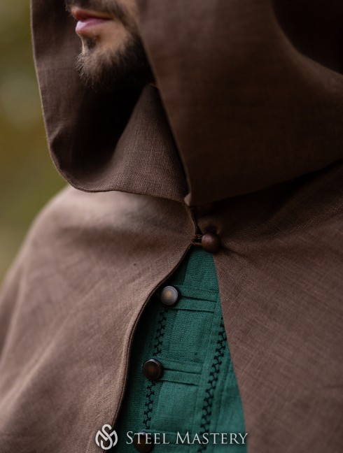 Forest Guardian's linen hood Kopfbedeckungen