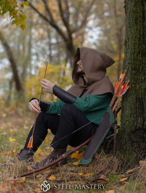 Forest Guardian's linen hood Prendas para la cabeza