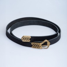 Medieval belt Florence. Italy 15 c., brown image-1