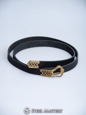 Medieval belt Florence. Italy 15 c., brown