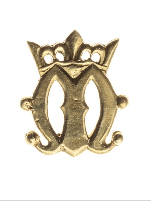 "M" Medieval pilgrim badge 2 in stock 