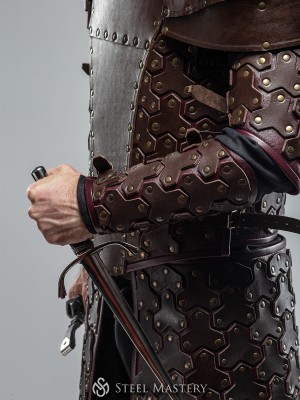 Arms' armor — brigandine, leather, LARP and fantasy arm protection