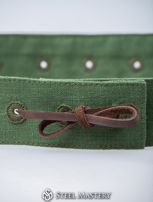 Medieval linen belt XIV-XV cent.  Gürtel
