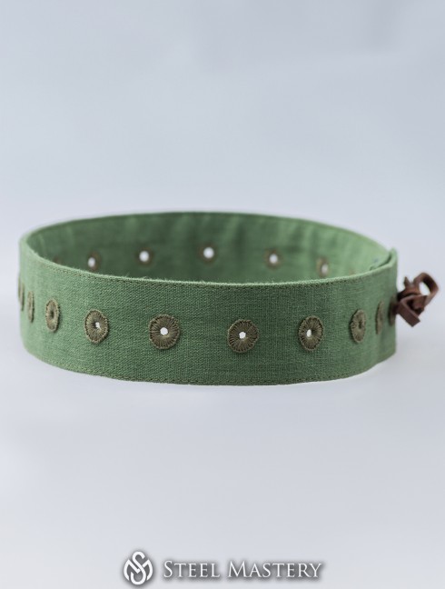 Medieval linen belt XIV-XV cent.  Gürtel