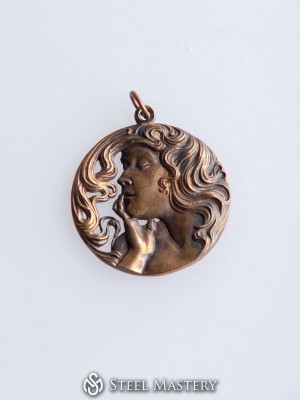 Virgo pendant . Zodiac sign