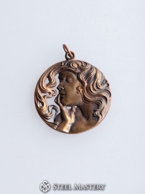 Virgo pendant . Zodiac sign