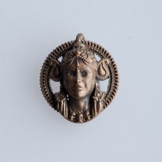 The Goddess Durga brass pendant image-1