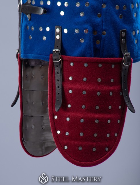 BRIGANDINE TASSETS (THIGH PROTECTION)  Brigantinenbeinschienen
