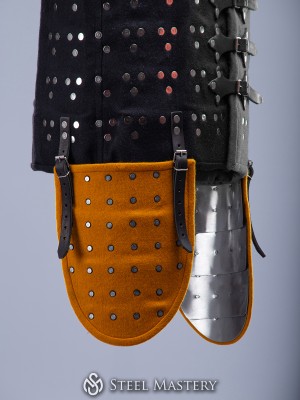 BRIGANDINE TASSETS (THIGH PROTECTION)  Brigandine leg protection