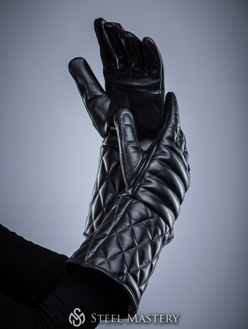 "MIDNIGHT" leather gloves  Corazza