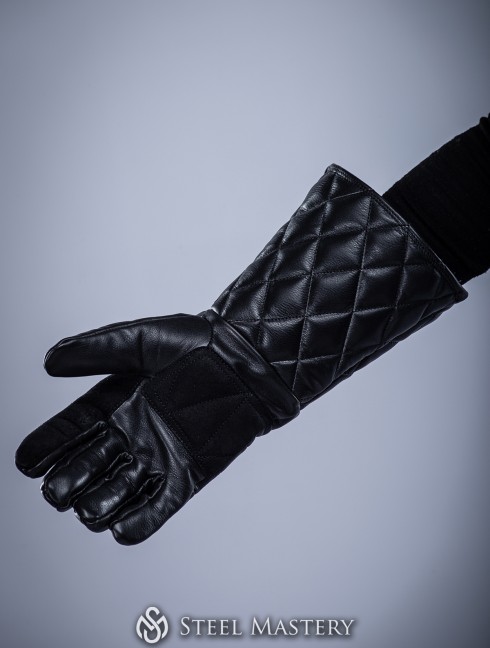 "MIDNIGHT" leather gloves  Corazza