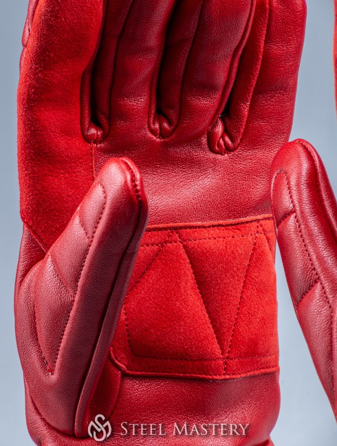 "MIDNIGHT" leather gloves  Plattenrüstungen