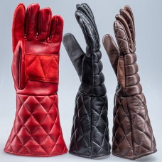 "MIDNIGHT" leather gloves  image-1