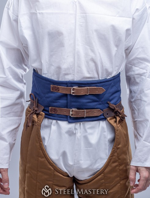 Soft blue belt XS-S size Armures gambisonnées prêtes-à-porter