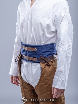 Soft blue belt XS-S size Armures gambisonnées prêtes-à-porter