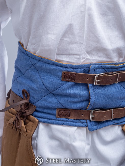 soft light blue belt XS size  Armures gambisonnées prêtes-à-porter