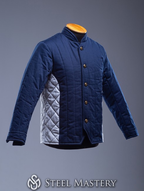 Cotton navy blue medieval Jacket XL size in stock  