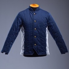 Cotton navy blue medieval Jacket XL size in stock  image-1