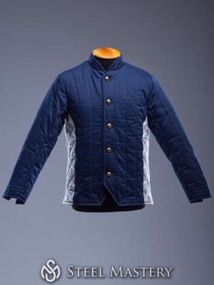 Cotton navy blue medieval Jacket XL size in stock