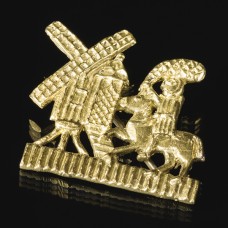 Medieval brass badge "Land of Fools" image-1