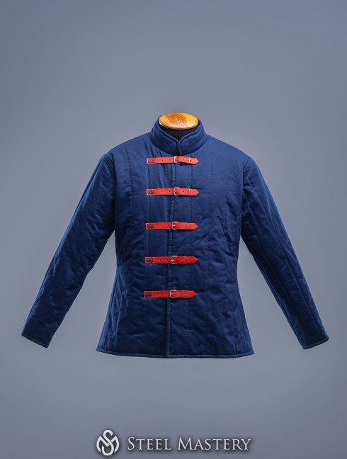 XL Navy blue gambeson in stock  Ready padded armour