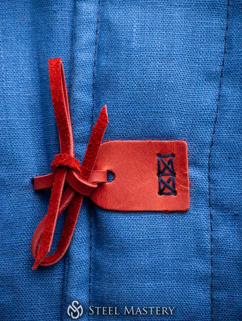 XL size royal blue gambeson  Fertige Polsterrüstungen