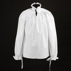 Cotton shirt with frills L-XL size  image-1